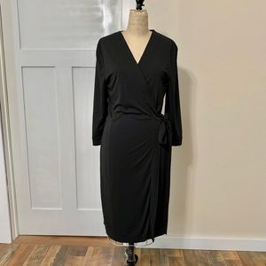 Black Wrap Dress